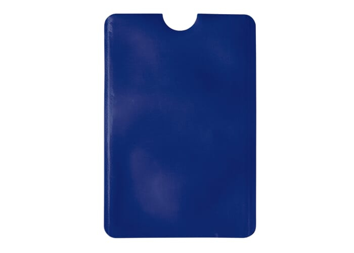 Porte-cartes promotionnel anti-RFID Bleu foncé